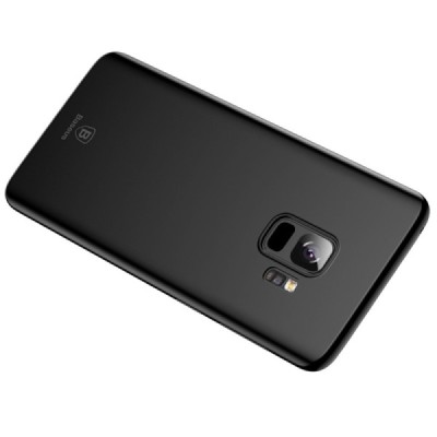 „Baseus“ Wing plastikinis Samsung Galaxy S9 (G960) juodas dėklas - nugarėlė / Priedai.lt