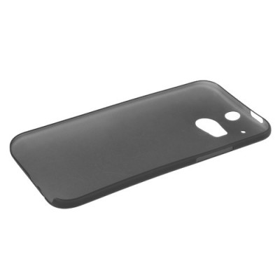 Ploniausias pasaulyje HTC One M8 juodas plastikinis dėklas / Priedai.lt