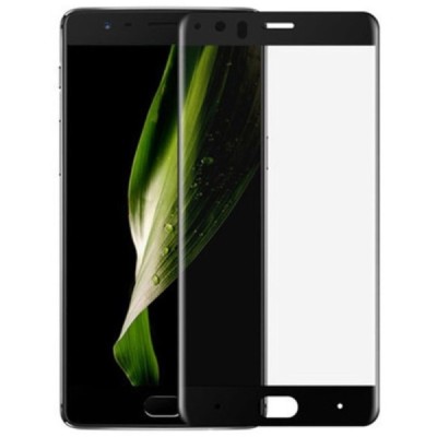 OnePlus 5 (OnePlus Five) „Mocolo“ 9H Tempered Glass sustiprintos apsaugos juodas pilnai dengiantis apsauginis ekrano stiklas 0,2