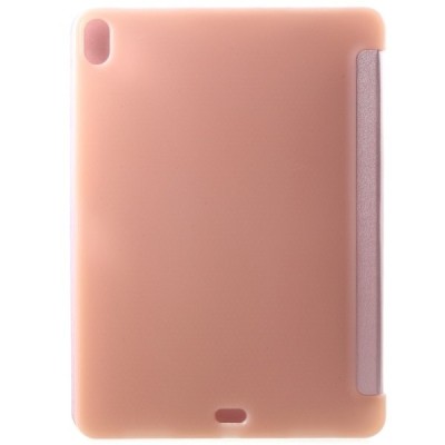 Apple iPad Pro 11 (2018, 1-os kartos) „Shell“ atverčiamas rožinis silikoninis dėklas - knygutė | Priedai.lt