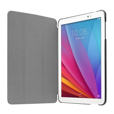 Huawei MediaPad T1 10 atverčiamas mėlynas odinis dėklas - knygutė (sulankstomas) / Priedai.lt