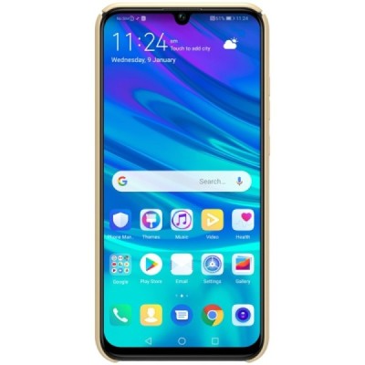 Nillkin Frosted Shield Huawei P smart 2019 (Honor 10 Lite) auksinis plastikinis dėklas / Priedai.lt