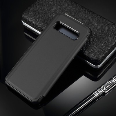 Samsung Galaxy S10 (G973) plastikinis atverčiamas juodas dėklas / Priedai.lt