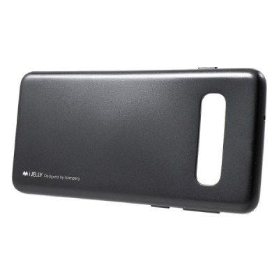 Samsung Galaxy S10 (G973) Mercury juodas kieto silikono tpu dėklas - nugarėlė / Priedai.lt