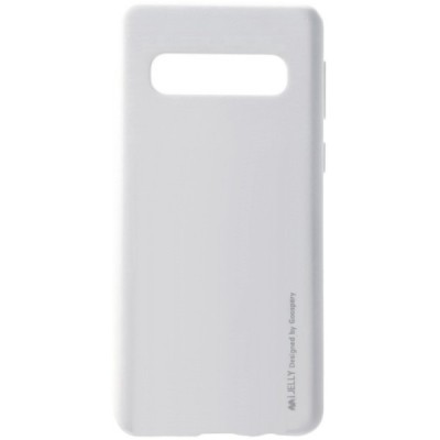 Samsung Galaxy S10 (G973) Mercury sidabrinis kieto silikono tpu dėklas - nugarėlė / Priedai.lt
