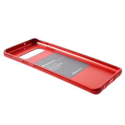 Samsung Galaxy S10 (G973) Mercury raudonas kieto silikono tpu dėklas - nugarėlė / Priedai.lt