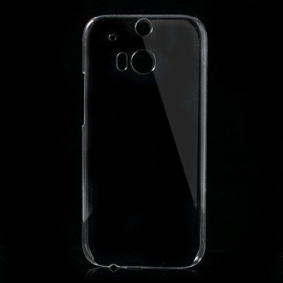 HTC One M8 plastikinis skaidrus dėklas / Priedai.lt