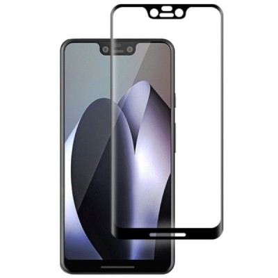 Google Pixel 3 XL „Mocolo“ 9H Tempered Glass sustiprintos apsaugos juodas pilnai dengiantis apsauginis ekrano stiklas 0,26 mm /