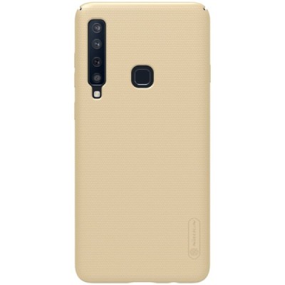 Samsung Galaxy A9 2018 (A9 Star Pro) Nillkin Frosted Shield auksinis plastikinis dėklas / Priedai.lt