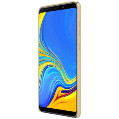 Samsung Galaxy A9 2018 (A9 Star Pro) Nillkin Frosted Shield auksinis plastikinis dėklas / Priedai.lt