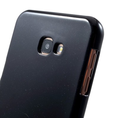 Samsung Galaxy J4+ (J400F)  Mercury juodas kieto silikono TPU dėklas - nugarėlė / Priedai.lt