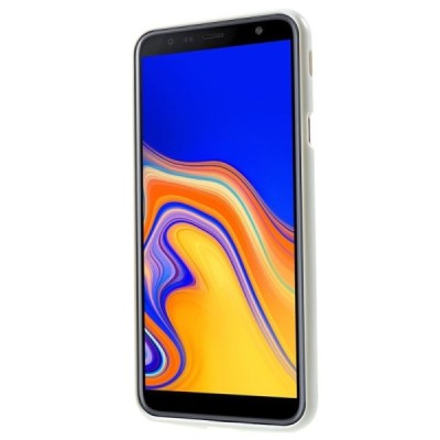 Samsung Galaxy J4+ (J400F)  Mercury baltas kieto silikono TPU dėklas - nugarėlė / Priedai.lt