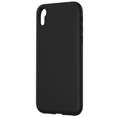 Apple iPhone Xr  „Lenuo“ kieto silikono TPU juodas dėklas - nugarėlė / Priedai.lt