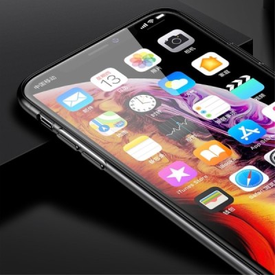 „TOTU“ Soft Frosted Apple iPhone Xr juodas silikoninis dėklas / Priedai.lt