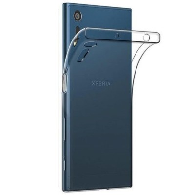 Sony Xperia XZ (Xperia XZs) skaidrus (permatomas) silikoninis TPU ploniausias pasaulyje dėklas / Priedai.lt