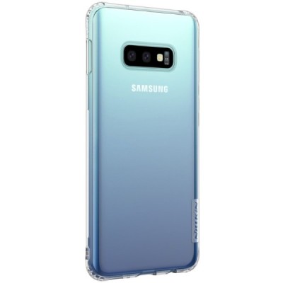 Samsung Galaxy S10e (G970) Nillkin Nature plonas skaidrus (permatomas) silikoninis TPU bespalvis dėklas / Priedai.lt