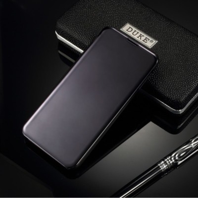 Samsung Galaxy S10e (G970) plastikinis atverčiamas juodas dėklas / Priedai.lt