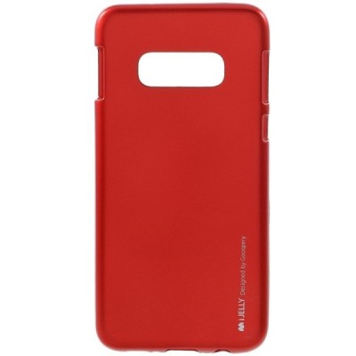 Samsung Galaxy S10e (G970) Mercury raudonas kieto silikono tpu dėklas - nugarėlė / Priedai.lt
