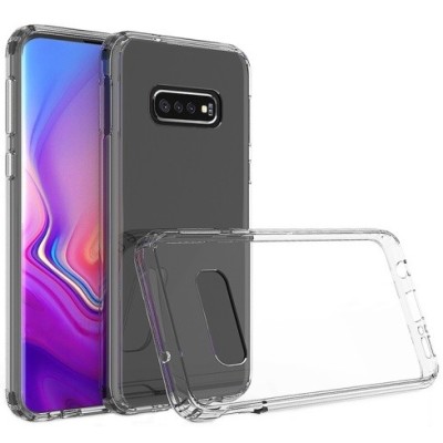 Samsung Galaxy S10+ (G975) kieto silikono TPU skaidrus dėklas - nugarėlė / Priedai.lt