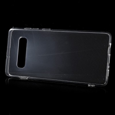 Samsung Galaxy S10+ (G975) kieto silikono TPU skaidrus dėklas - nugarėlė / Priedai.lt