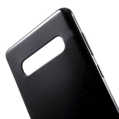 Samsung Galaxy S10+ (G975) Mercury juodas kieto silikono tpu dėklas - nugarėlė / Priedai.lt