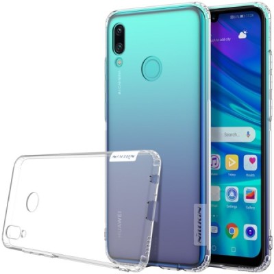 Huawei P smart 2019 (Honor 10 Lite) Nillkin Nature plonas skaidrus (permatomas) silikoninis TPU bespalvis dėklas / Priedai.lt