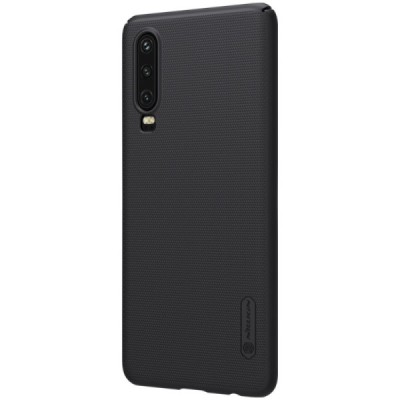 Nillkin Frosted Shield Huawei P30 juodas plastikinis dėklas / Priedai.lt