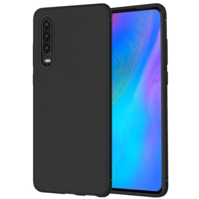Huawei P30 „Lenuo“ kieto silikono TPU juodas dėklas - nugarėlė / Priedai.lt