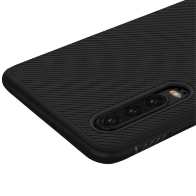 Huawei P30 „Lenuo“ kieto silikono TPU juodas dėklas - nugarėlė / Priedai.lt