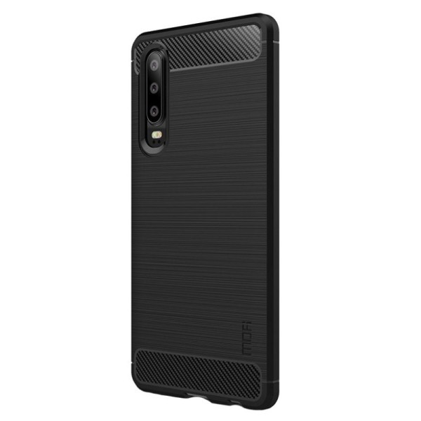 „Mofi“ Carbon kieto silikono (TPU) dėklas - juodas (P30)