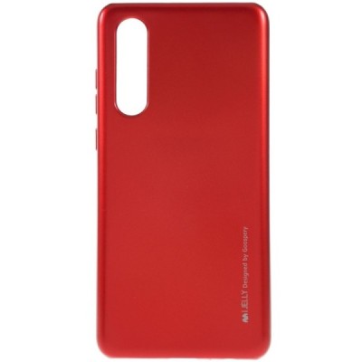Huawei P30 raudonas Mercury kieto silikono (TPU) dėklas - nugarėlė / Priedai.lt