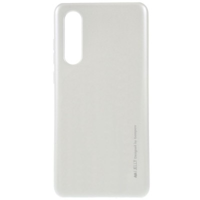 Huawei P30 sidabrinis Mercury kieto silikono (TPU) dėklas - nugarėlė / Priedai.lt