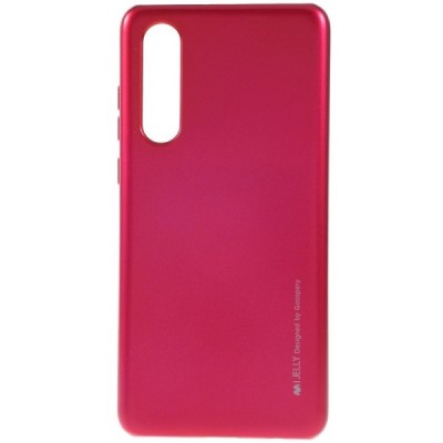 Huawei P30 tamsiai rožinis Mercury kieto silikono (TPU) dėklas - nugarėlė / Priedai.lt