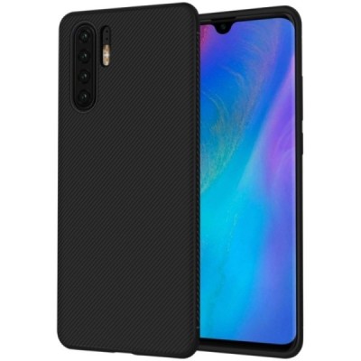 Huawei P30 Pro „Lenuo“ kieto silikono TPU juodas dėklas - nugarėlė / Priedai.lt