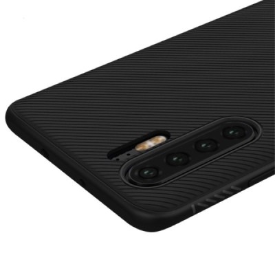Huawei P30 Pro „Lenuo“ kieto silikono TPU juodas dėklas - nugarėlė / Priedai.lt
