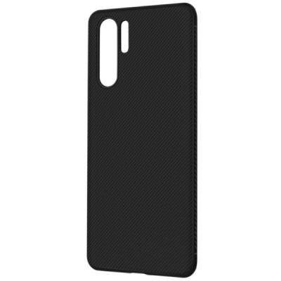 Huawei P30 Pro „Lenuo“ kieto silikono TPU juodas dėklas - nugarėlė / Priedai.lt