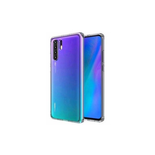 Kieto silikono (TPU) dėklas - skaidrus (P30 Pro)