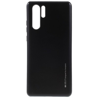 Huawei P30 Pro juodas Mercury kieto silikono (TPU) dėklas - nugarėlė / Priedai.lt