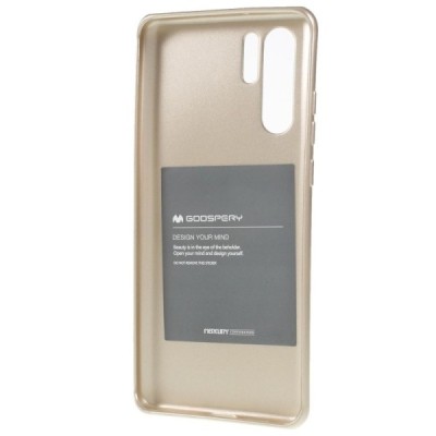 Huawei P30 Pro auksinis Mercury kieto silikono (TPU) dėklas - nugarėlė / Priedai.lt