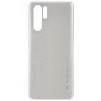 Huawei P30 Pro sidabrinis Mercury kieto silikono (TPU) dėklas - nugarėlė / Priedai.lt