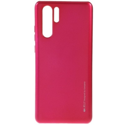 Huawei P30 Pro tamsiai rožinis Mercury kieto silikono (TPU) dėklas - nugarėlė / Priedai.lt