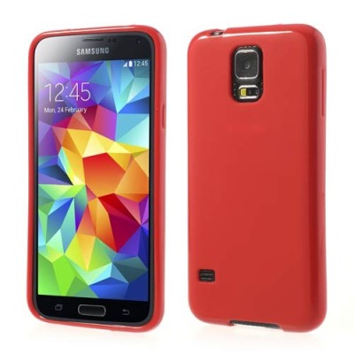 Samsung Galaxy S5 G900 (S5 Neo G903) raudonas tpu dėklas / Priedai.lt