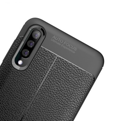 Samsung Galaxy A50 A505F (A50s A507F, A30s A307F) „FOCUS“ kieto silikono TPU juodas dėklas - nugarėlė / Priedai.lt