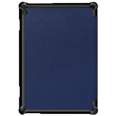 Lenovo Tab M10 10.1" (TB-X605F) atverčiamas mėlynas odinis dėklas (sulankstomas) / Priedai.lt