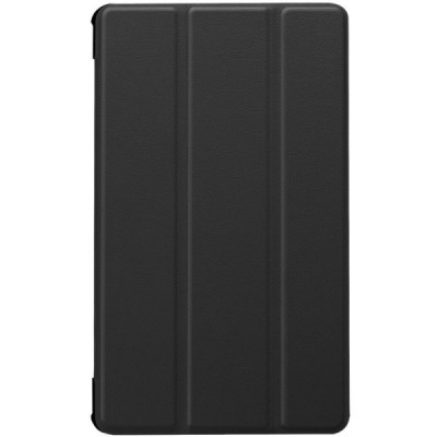 Huawei MediaPad M5 8.4 atverčiamas juodas odinis dėklas - knygutė / Priedai.lt