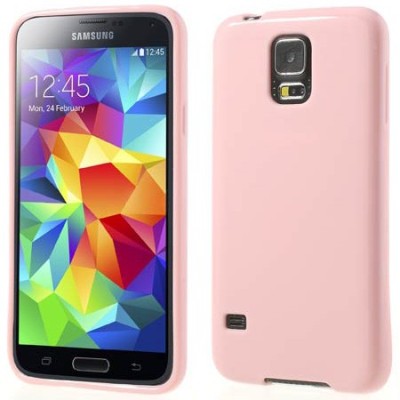 Samsung Galaxy S5 G900 (S5 Neo G903) rožinis tpu dėklas / Priedai.lt