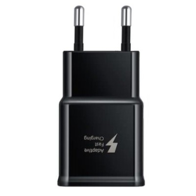 Originalus „Samsung“ Adaptive Fast Charge juodas kelioninis (sieninis) įkroviklis EP-TA200EBE | Priedai.lt