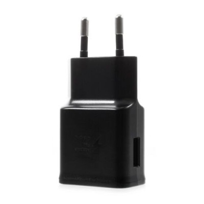 Originalus „Samsung“ Adaptive Fast Charge juodas kelioninis (sieninis) įkroviklis EP-TA200EBE | Priedai.lt