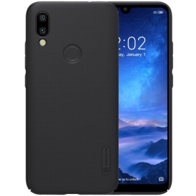 Xiaomi Redmi 7 Nillkin Frosted Shield juodas plastikinis dėklas / Priedai.lt