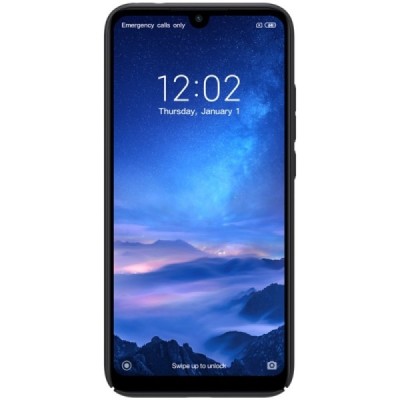 Xiaomi Redmi 7 Nillkin Frosted Shield juodas plastikinis dėklas / Priedai.lt